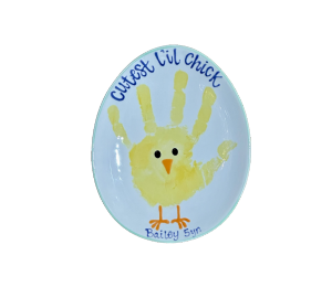 San Jose Little Chick Egg Plate