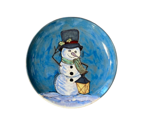 San Jose Rustic Glazed Snowman