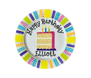 San Jose Birthday Cake Plate