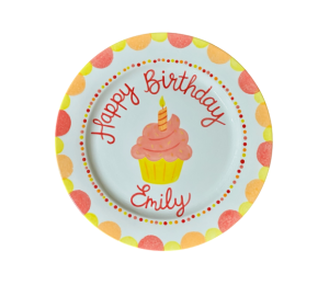 San Jose Birthday Cupcake Plate