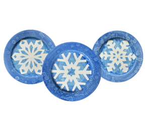 San Jose Paper Snowflake Plate